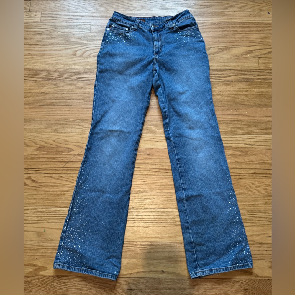 Y2K Glitter Jeans